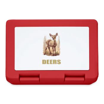 Cerf Cerf - Boîte à goûter - rouge - Devant