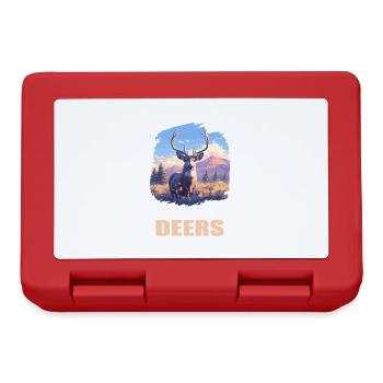 Cerf Cerf - Boîte à goûter - rouge - Devant