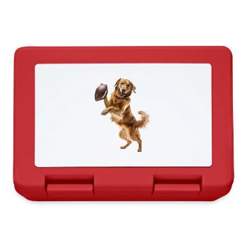 Golden retriever - Boîte à goûter - rouge - Devant