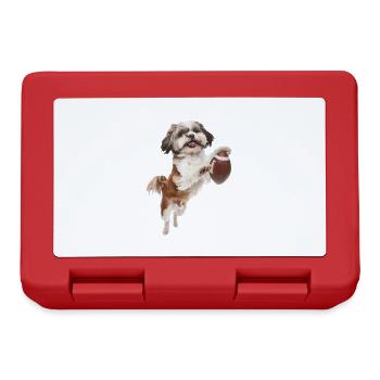 Shih Tzu - Brotdose - Rot - Vorne