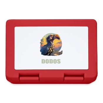 Dodos Dodo - Boîte à goûter - rouge - Devant