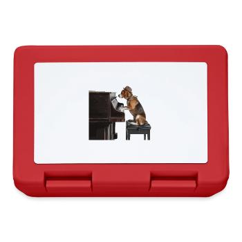 Beagle - Brotdose - Rot - Vorne
