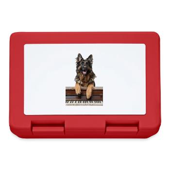 German Shepherd - Lunchbox - red - Front