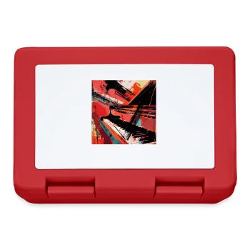 Piano - Boîte à goûter - rouge - Devant