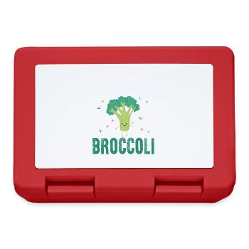 Team Broccoli - Lunchbox - red - Front