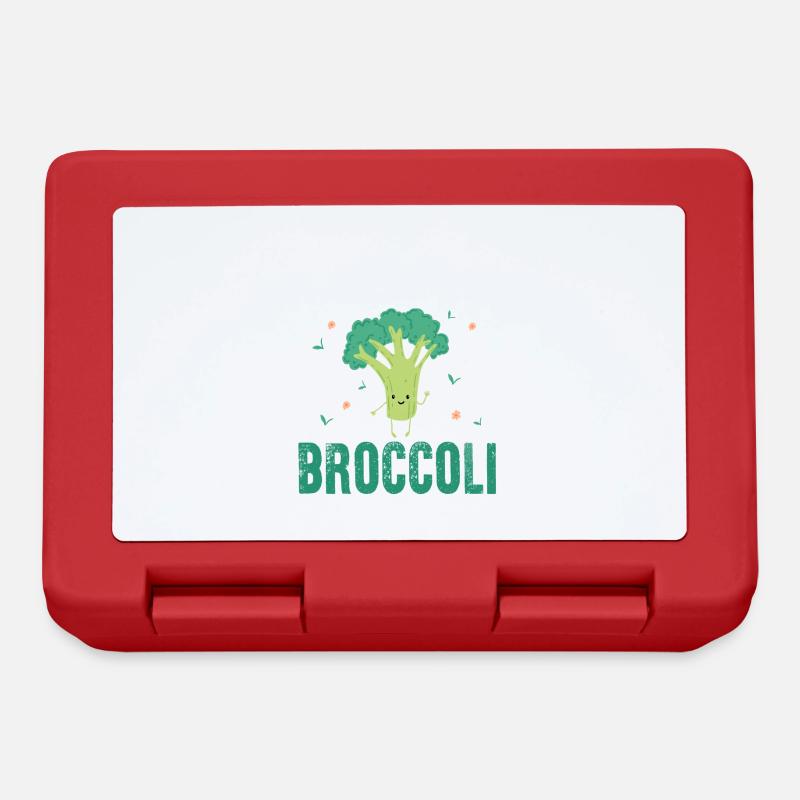 Team Broccoli - Brotdose - Rot