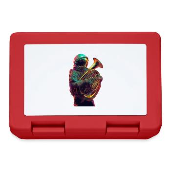 Astronaut Tuba - Lunchbox - red - Front