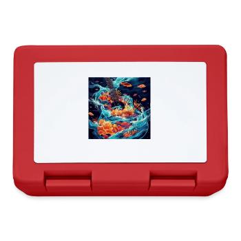 Guitare Poisson - Boîte à goûter - rouge - Devant