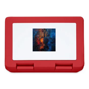 Violine - Brotdose - Rot - Vorne