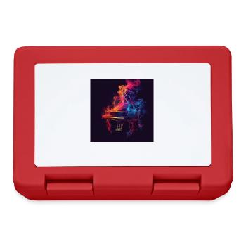 Piano - Boîte à goûter - rouge - Devant