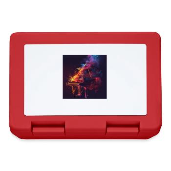 Piano - Boîte à goûter - rouge - Devant