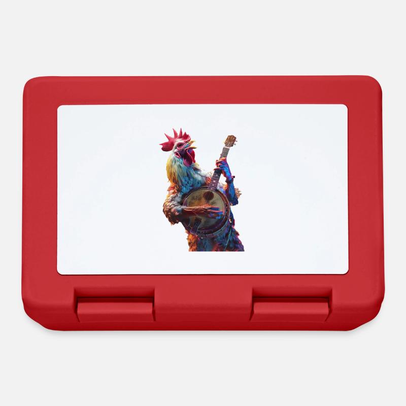 Banjo Coq - Boîte à goûter - rouge