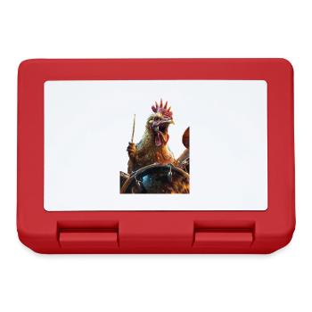 Tambours à claquettes - Boîte à goûter - rouge - Devant