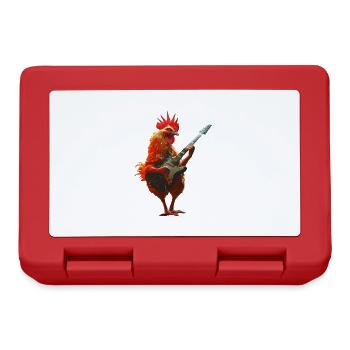 Guitare Coq - Boîte à goûter - rouge - Devant