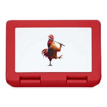 Rooster Flute - Lunchbox - red - Front