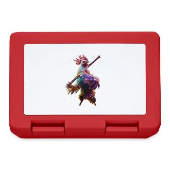 Rooster Flute - Lunchbox - red - Front