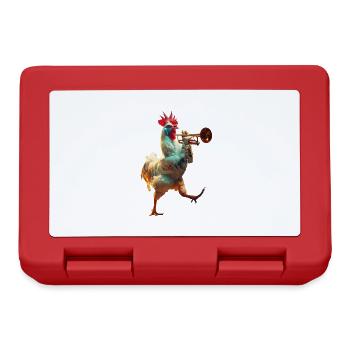 Rooster Trumpet - Lunchbox - red - Front
