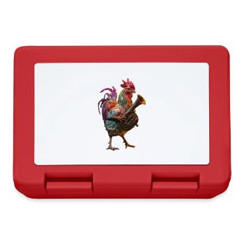 Rooster Tuba - Lunchbox - red - Front