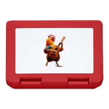 Hahn Ukulele - Brotdose - Rot - Vorne