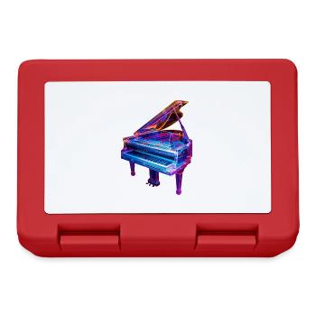 Piano - Boîte à goûter - rouge - Devant