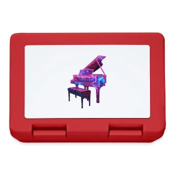 Piano - Boîte à goûter - rouge - Devant