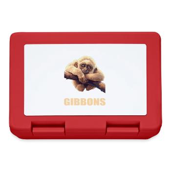 Gibbons Gibbon - Brotdose - Rot - Vorne