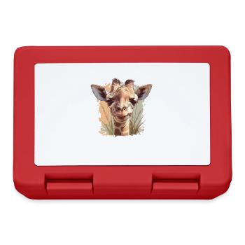 Giraffen Giraffe - Brotdose - Rot - Vorne
