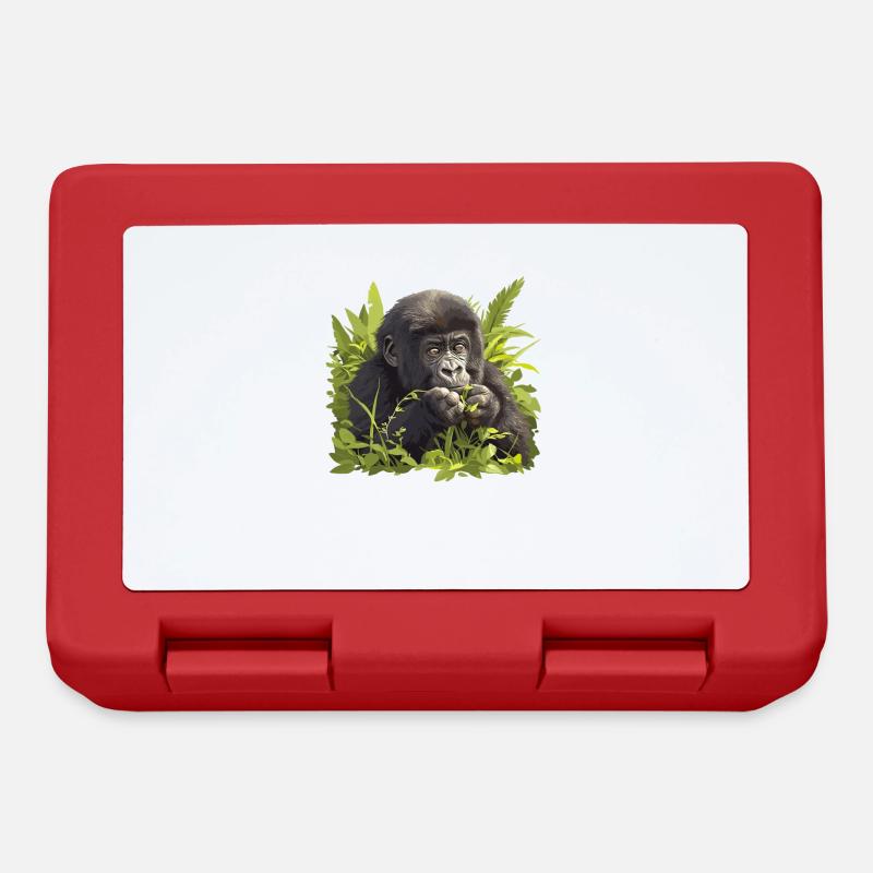 Gorillas Gorilla - Brotdose - Rot
