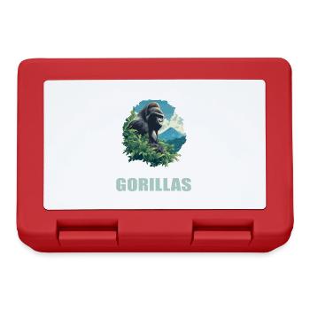 Gorillas Gorilla - Lunchbox - red - Front
