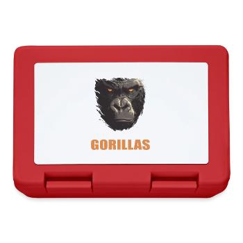 Gorillas Gorilla - Lunchbox - red - Front