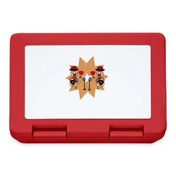 Peanut Musician Guitarist Guitarist Peanuts - Lunchbox - red - Front