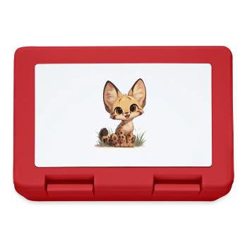 Servale Serval - Brotdose - Rot - Vorne