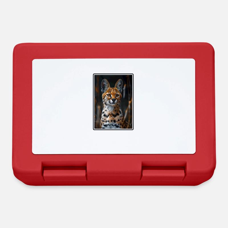 Servale Serval - Brotdose - Rot
