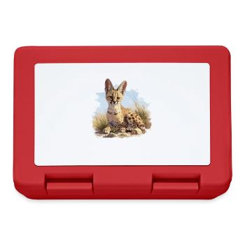 Servale Serval - Brotdose - Rot - Vorne