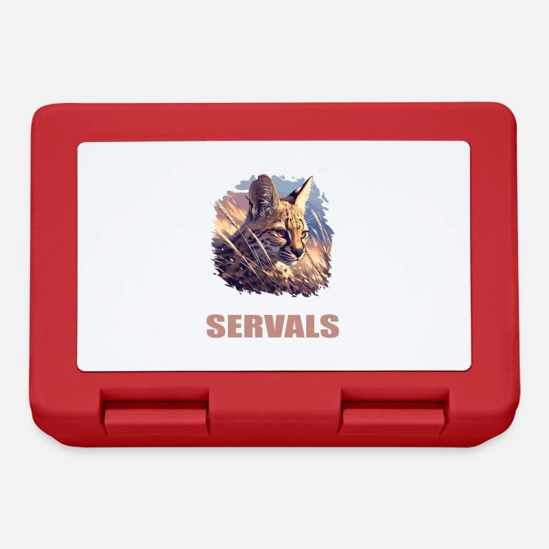 Servale Serval - Boîte à goûter - rouge