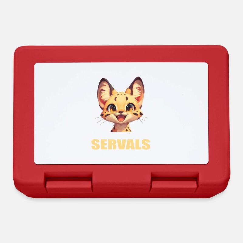 Servale Serval - Boîte à goûter - rouge