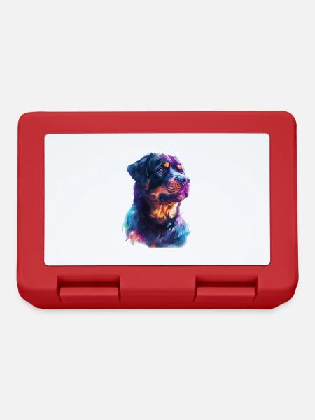 Rottweiler - Brotdose - Rot