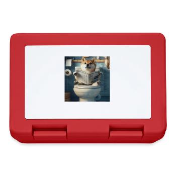Shiba Inu - Brotdose - Rot - Vorne
