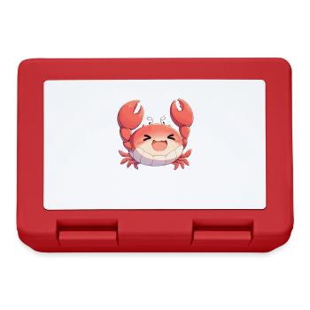 Crabe Crabe - Boîte à goûter - rouge - Devant