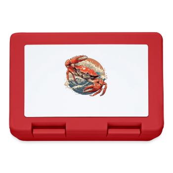 Crabe Crabe - Boîte à goûter - rouge - Devant