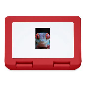 Geckos Gecko - Brotdose - Rot - Vorne