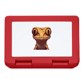 Geckos Gecko - Brotdose - Rot - Vorne