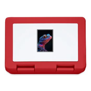 Geckos Gecko - Brotdose - Rot - Vorne