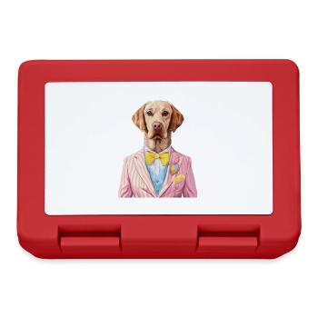 Labrador Retriever - Brotdose - Rot - Vorne