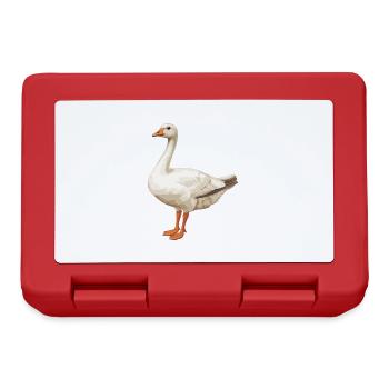 Gänse Gans - Brotdose - Rot - Vorne