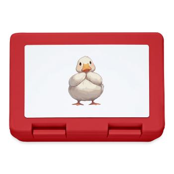 Gänse Gans - Brotdose - Rot - Vorne