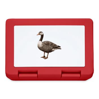Gänse Gans - Brotdose - Rot - Vorne