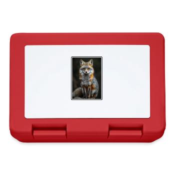 Gray Foxes Gray Fox - Lunchbox - red - Front