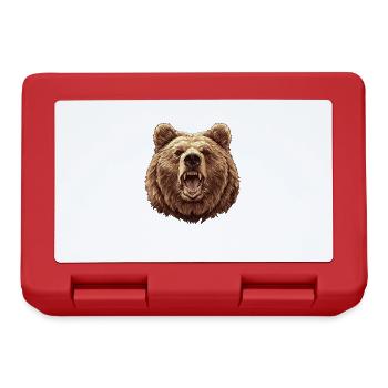 Grizzlis Ours grizzly - Boîte à goûter - rouge - Devant