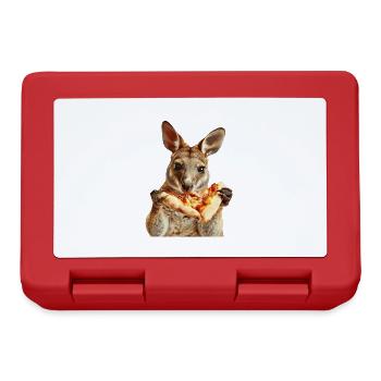 Wallaby - Brotdose - Rot - Vorne